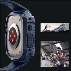 Spigen POUZDRO SPIGEN RUGGED ARMOR PRO PRO APPLE WATCH ULTRA 1 / 2 (49 MM) - TMAVĚ MODRÁ