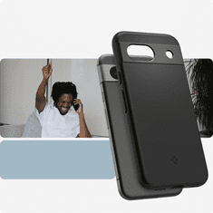 Spigen POUZDRO SPIGEN THIN FIT PRO GOOGLE PIXEL 8A - MATNĚ ČERNÉ