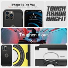 Spigen POUZDRO SPIGEN TOUGH ARMOR MAGSAFE PRO IPHONE 14 PRO MAX - ČERNÉ