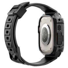 Spigen POUZDRO SPIGEN RUGGED ARMOR PRO S ŘEMÍNKEM PRO APPLE WATCH ULTRA (49 MM) - ČERNÉ