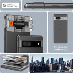 Spigen KRYT FOTOAPARÁTU SPIGEN OPTIK.TR OCHRANA FOTOAPARÁTU „EZ FIT“ 2 BALENÍ GOOGLE PIXEL 7A ČERNÁ