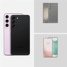 Spigen KRYT FOTOAPARÁTU SPIGEN OPTIK.TR OCHRANA FOTOAPARÁTU ”EZ FIT” 2 BALENÍ GALAXY S23 / S23+ PLUS ČERNÁ