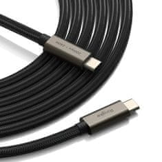 RINGKE RINGKE USB 3.2 GEN 2X2 KABEL TYPU C PD240W 100CM ČERNÝ