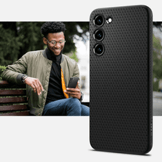 Spigen SPIGEN LIQUID AIR GALAXY S23 MATNÁ ČERNÁ