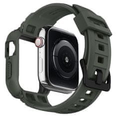 Spigen SPIGEN RUGGED ARMOR "PRO" APPLE WATCH 4 / 5 / 6 / 7 / 8 / SE (44 / 45 MM) VOJENSKÁ ZELENÁ