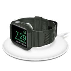 Spigen SPIGEN RUGGED ARMOR "PRO" APPLE WATCH 4 / 5 / 6 / 7 / 8 / SE (44 / 45 MM) VOJENSKÁ ZELENÁ