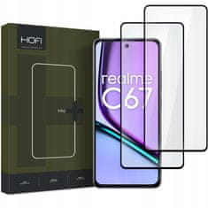 Hofi TEPELNÉ SKLO HOFI GLASS PRO+ 2 BALENÍ REALME C67 4G / LTE ČERNÉ