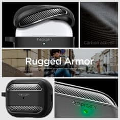 Spigen SPIGEN RUGGED ARMOR APPLE AIRPODS PRO 1/2 MATTE BLACK