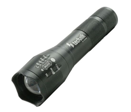 M.A.T. Group svítilna nabíjecí Technik Flashlight kov.ZOOM P5 150lm LED