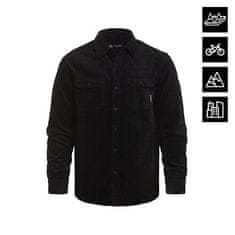 Horsefeathers košile HORSEFEATHERS Dough BLACK CORDUROY M