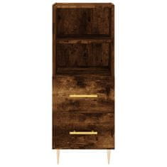 Vidaxl Skříň highboard kouřový dub 34,5 x 34 x 180 cm kompozitní dřevo