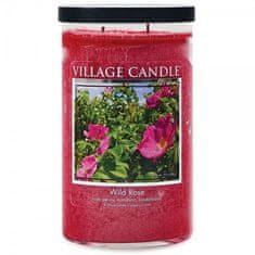 Village Candle Vonná svíčka ve skle Divoká Růže (Wild Rose) 538 g