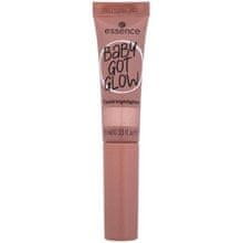 Essence Essence - Baby Got Glow Liquid Highlighter - Tekutý rozjasňovač s aplikátorem 10 ml 