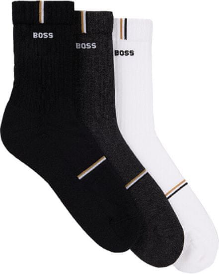 Hugo Boss 3 PACK - pánské ponožky BOSS 50524324-960