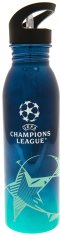 CurePink Nerezová láhev na pití metalická UEFA Champions League|Liga mistrů: Znak (objem 700 ml)