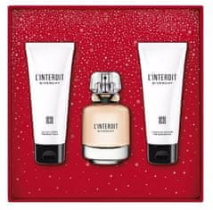 Givenchy L´Interdit - EDP 50 ml + tělové mléko 75 ml + tělový olej 75 ml