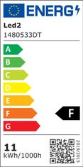 LED2 LED2 1480533DT Stropní svítidlo TINY II L, B TRIAC DIM 11W 3000K černá