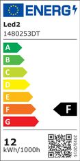 LED2 LED2 1480253DT Stropní svítidlo ZETA ON S, B TRIAC DIM 8-12W 3000K/3500K/4000K UGR černá