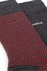 Hugo Boss 2 PACK - pánské ponožky BOSS 50487872-13 (Velikost 39-42)