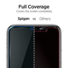 Spigen TEPELNÉ SKLO SPIGEN ALM GLASS FC IPHONE 11 ČERNÉ