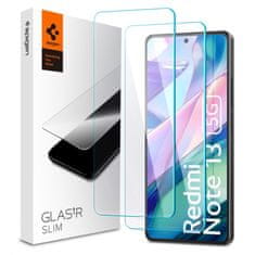 Spigen TEPELNÉ SKLO SPIGEN GLAS.TR SLIM 2BALENÍ XIAOMI REDMI NOTE 13 5G CLEAR