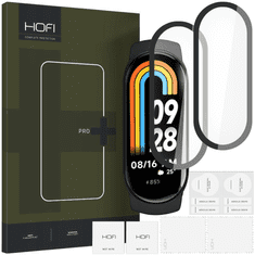 Hofi HYBRIDNÍ SKLO HOFI HYBRID PRO+ 2 BALENÍ XIAOMI SMART BAND 8/8 NFC ČERNÁ