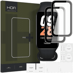 Hofi HYBRIDNÍ SKLO HOFI HYBRID PRO+ 2 BALENÍ XIAOMI SMART BAND 8 ACTIVE BLACK