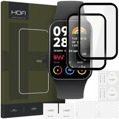 Hofi HYBRIDNÍ SKLO HOFI HYBRID PRO+ 2 BALENÍ XIAOMI SMART BAND 8 PRO ČERNÁ