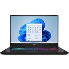 MSI Herní notebook 17,3 Katana 17 B12VEK-1201CZ i7-12650H, 17.3&quot;, 1920 x 1080 (FHD), RAM 16GB, SSD 1024 GB, NVIDIA GeForce RTX 4050 - 6 GB, Microsoft Windows 11 Home - černý