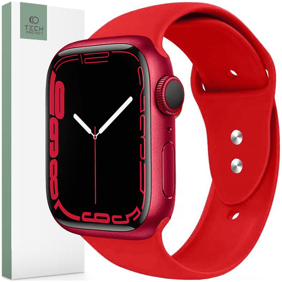 Tech-protect TECH-PROTECT ICONBAND APPLE HODINKY 4 / 5 / 6 / 7 / 8 / 9 / SE / ULTRA 1 / 2 (42 / 44 / 45 / 49 MM) ČERVENÉ