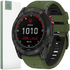 Tech-protect TECH-PROTECT ICONBAND PRO GARMIN FENIX 3 / 5X / 3HR / 5X PLUS / 6X / 6X PRO / 7X ARMY ZELENÁ/ČERNÁ