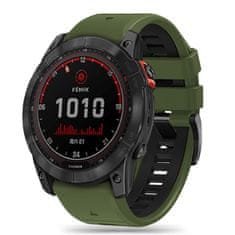 Tech-protect TECH-PROTECT ICONBAND PRO GARMIN FENIX 3 / 5X / 3HR / 5X PLUS / 6X / 6X PRO / 7X ARMY ZELENÁ/ČERNÁ