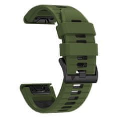 Tech-protect TECH-PROTECT ICONBAND PRO GARMIN FENIX 3 / 5X / 3HR / 5X PLUS / 6X / 6X PRO / 7X ARMY ZELENÁ/ČERNÁ