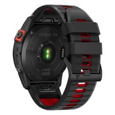 Tech-protect TECH-PROTECT ICONBAND PRO GARMIN FENIX 3 / 5X / 3HR / 5X PLUS / 6X / 6X PRO / 7X ČERNÁ/ČERVENÁ