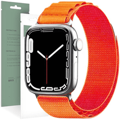 Tech-protect TECH-PROTECT NYLON PRO APPLE HODINKY 4 / 5 / 6 / 7 / 8 / 9 / SE (38 / 40 / 41 MM) ORANŽOVÉ