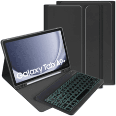 Tech-protect TECH-PROTECT SC PEN + KLÁVESNICE GALAXY TAB A9+ PLUS 11.0 X210 / X215 / X216 ČERNÁ