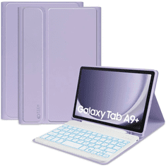 Tech-protect TECH-PROTECT SC PEN + KLÁVESNICE GALAXY TAB A9+ PLUS 11.0 X210 / X215 / X216 FIALOVÁ