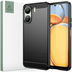 Tech-protect TECH-PROTECT TPUCARBON XIAOMI REDMI 13C / POCO C65 BLACK