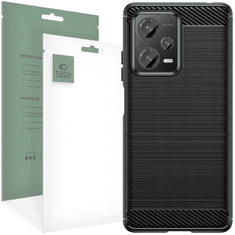 Tech-protect TECH-PROTECT TPUCARBON XIAOMI REDMI NOTE 12 5G / POCO X5 5G ČERNÁ