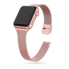 Tech-protect TECH-PROTECT THIN MILANESE APPLE HODINKY 4 / 5 / 6 / 7 / 8 / 9 / SE (38 / 40 / 41 MM) ROSE GOLD