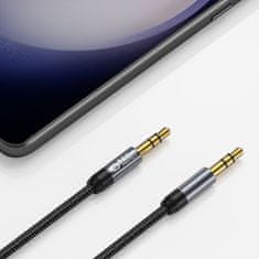 Tech-protect TECH-PROTECT ULTRABOOST AUX MINI JACK 3,5MM KABEL 150CM ČERNÝ