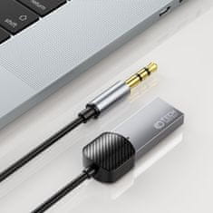 Tech-protect TECH-PROTECT ULTRABOOST BLUETOOTH KABEL AUX AUDIO ADAPTÉRU ŠEDÝ