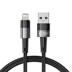 Tech-protect TECH-PROTECT ULTRABOOST LIGHTNING KABEL 12W/2,4A 100CM ŠEDÝ