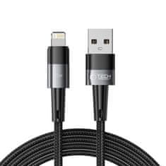 Tech-protect TECH-PROTECT ULTRABOOST LIGHTNING KABEL 12W/2,4A 200CM ŠEDÝ