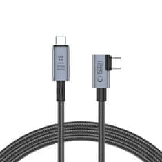 Tech-protect TECH-PROTECT ULTRABOOST MAX "L" USB 4.0 8K 40GBPS KABEL TYPU C PD240W 150CM ŠEDÝ