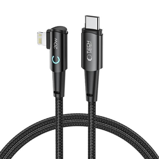 Tech-protect TECH-PROTECT ULTRABOOST "L" LIGHTNING KABEL PD20W/3A 100CM ŠEDÝ