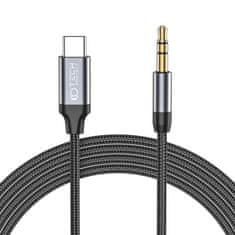 Tech-protect TECH-PROTECT ULTRABOOST TYPE-C TO AUX MINI JACK 3,5MM KABEL 100CM ČERNÝ