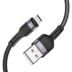 Tech-protect TECH-PROTECT ULTRABOOST "2" MICRO-USB KABEL 2.4A 25CM ČERNÝ