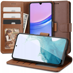 Tech-protect TECH-PROTECT PENĚŽENKA GALAXY A15 4G / 5G HNĚDÁ