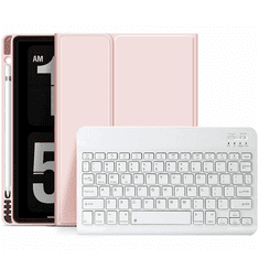 Tech-protect TECH-PROTECT SC PEN + KLÁVESNICE IPAD 10.2 7 / 8 / 9 / 2019-2021 RŮŽOVÁ